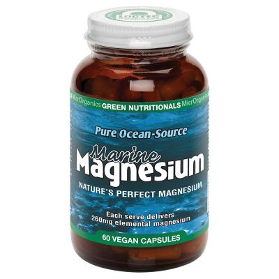 Green Nutritionals by MicrOrganics Pure Ocean-Source Marine Magnesium 60vc